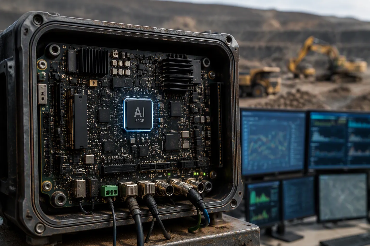 Rugged Edge AI PCBA Assembly for Mining and Remote Monitoring