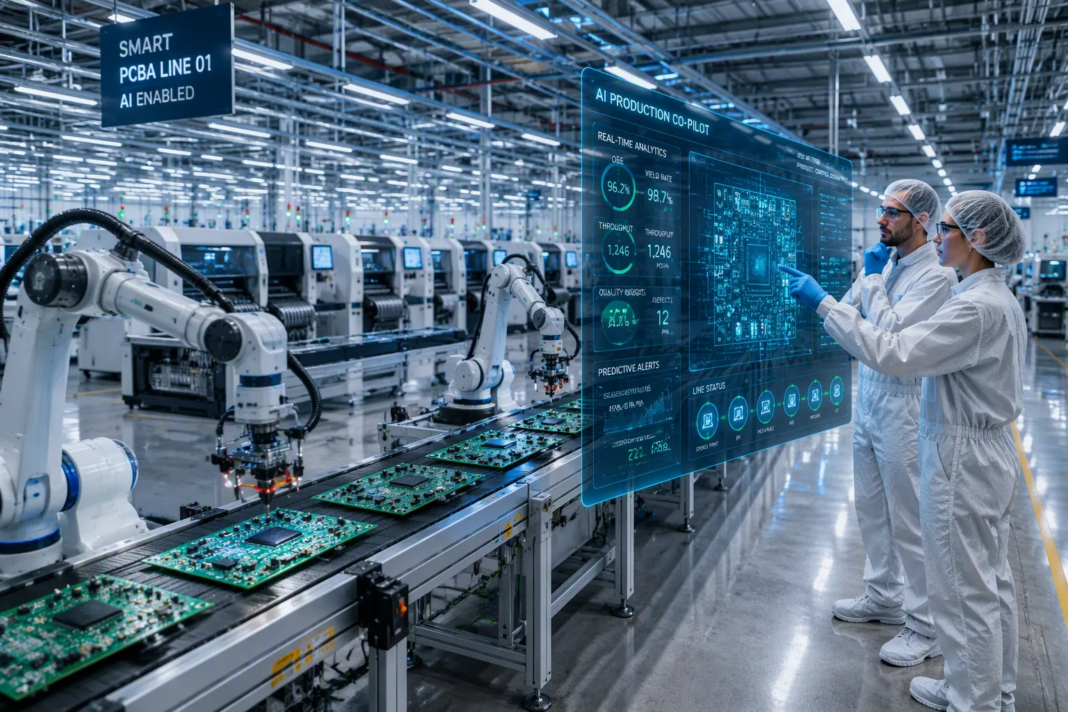 Physische KI-Roboter-PCBA-Montage für industrielle Automatisierung
