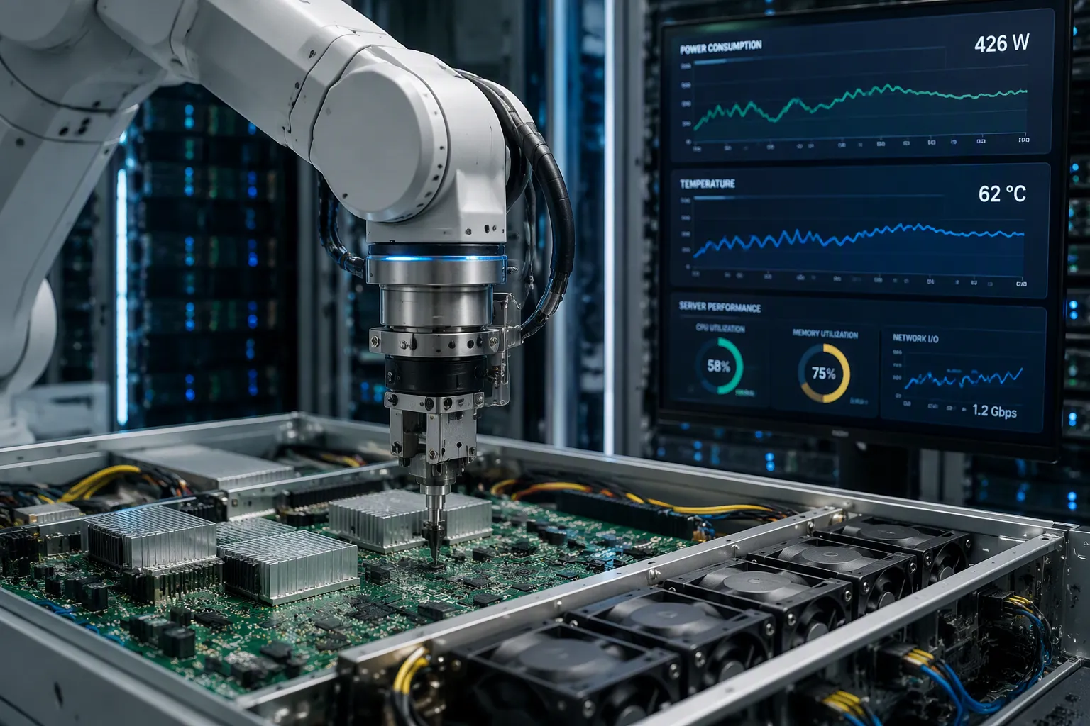 AI Data Center PCBA Assembly for Power, Cooling and Server Monitoring