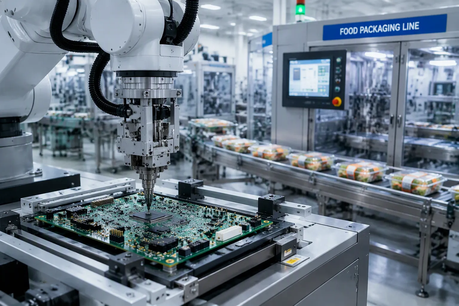 Assemblaggio PCBA per macchine per imballaggio alimentare e automazione di fabbrica