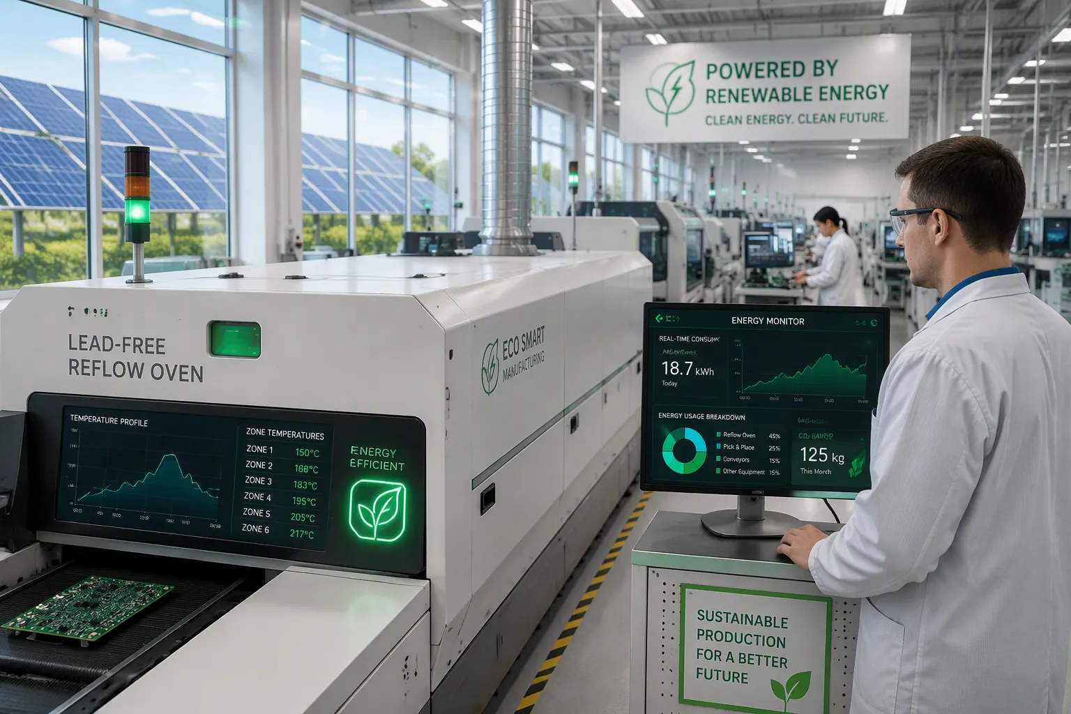 Manufacturing Processes for Sustainable PCB Assembly