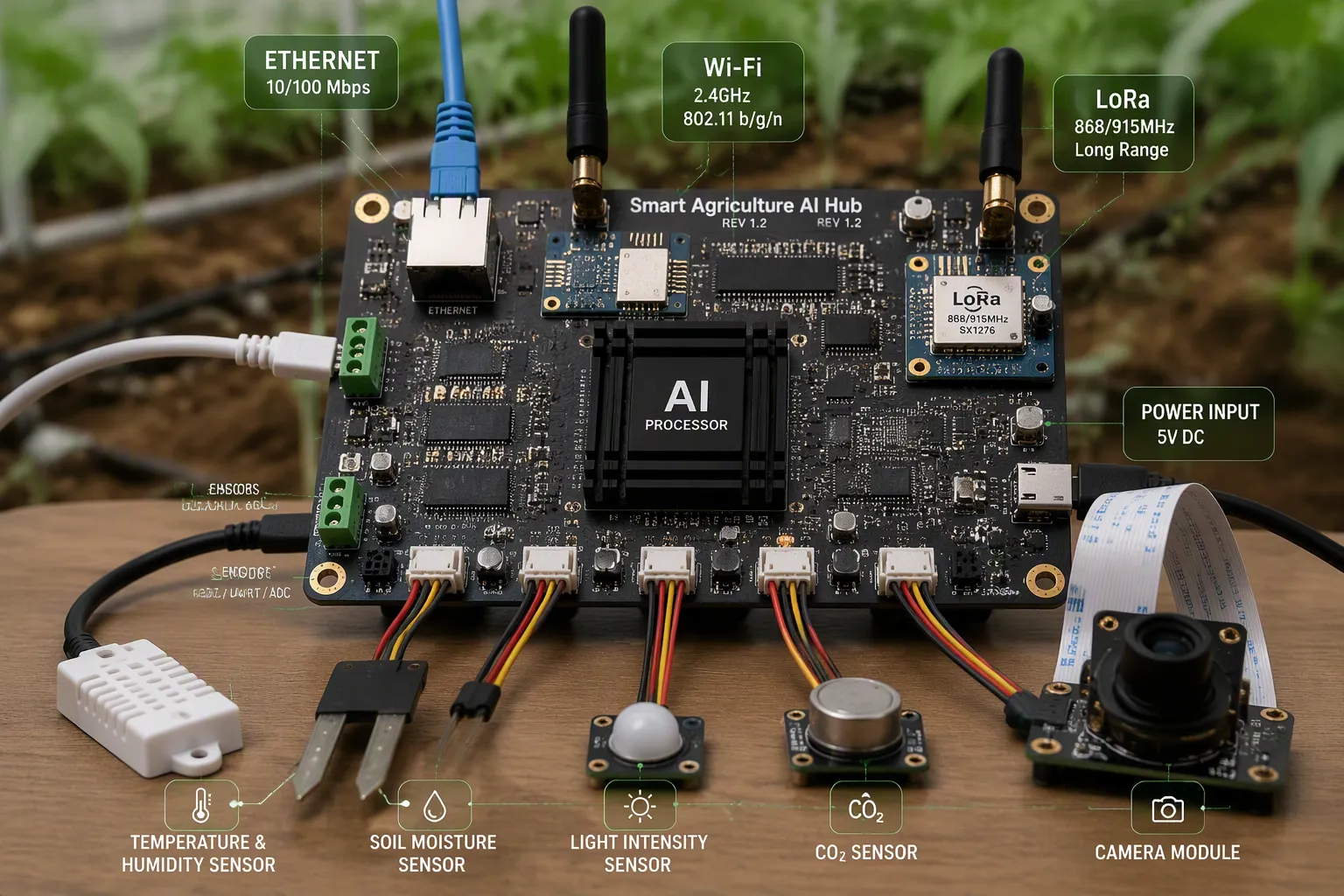 Connectivity and Edge AI Processing