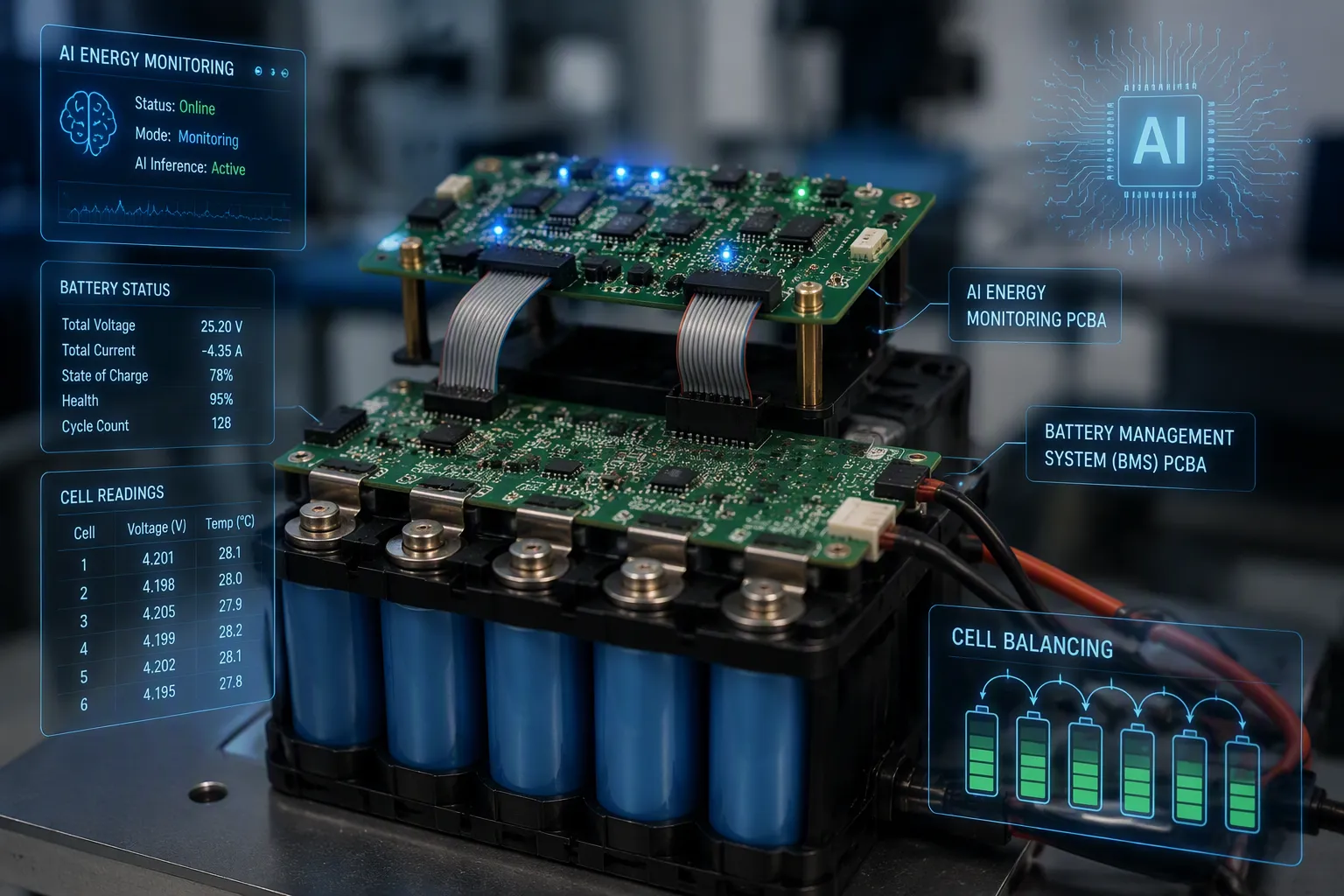 Battery Management PCB Assembly Integration